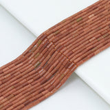2x4mm Smooth Tube Goldstone Beads, Sku#U2397