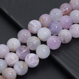 Lavender Moon Round Smooth Beads, Sku#U2399