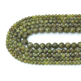 Genuine Peridot Round Smooth Beads, Sku#U2401
