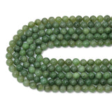 High Quality Canadian Jade Round Smooth Beads, Sku#U2402
