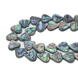 High Quality Natural Abalone Heart Shell beads, Wholesale Gemstone Beads, Heart Abalone Beads, 16inch strand,Sku#U2411