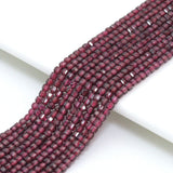 2x2mm Faceted Cube Gemstone Beads, Sku#U2413