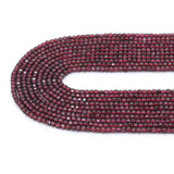 2x2mm Faceted Cube Gemstone Beads, Sku#U2413