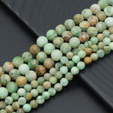 Genuine Green Quartz Round Smooth Beads,Sku#U2415