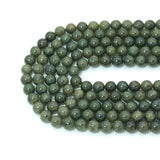 Genuine Canadian Jade Round Smooth Beads, Sku#U2418