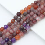 Genuine Super 7 Round Smooth Beads,Sku#U2423