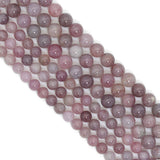 Madagascar Purple Rose Quartz Round Smooth Beads, SkU#U2424