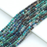High Quality Chryscolla Round Faceted Beads, Sku#U2431