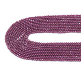 High Quality Lapis and Garnet Round Faceted Beads, Sku#U2433