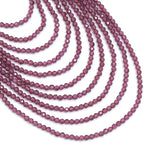 High Quality Lapis and Garnet Round Faceted Beads, Sku#U2433