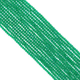 2.5mm Emerald Crystal Round Faceted Beads, Sku#U2444
