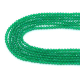 2.5mm Emerald Crystal Round Faceted Beads, Sku#U2444