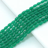 3x5mm Emrald Crystal Smooth Teardrop Shape Beads, Sku#U2447
