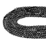 4mm Faceted Coin CZ Beads, Sku#U2448