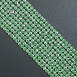 4mm Faceted Coin CZ Beads, Sku#U2448