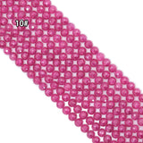6mm Cubic Zirconia Round Faceted Beads, Sku#U2450