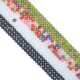 6mm Cubic Zirconia Round Faceted Beads, Sku#U2450