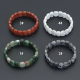 11x15mm Cushion Rectangle Cut Strtetchy Bracelet, Sku#U2466