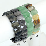 11x15mm Cushion Rectangle Cut Strtetchy Bracelet, Sku#U2466