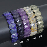 11x15mm Cushion Rectangle Cut Strtetchy Bracelet, Sku#U2466