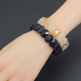 11x15mm Cushion Rectangle Cut Strtetchy Bracelet, Sku#U2466