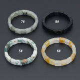 12x12mm Cushion Square Cut Stretcgy Btacelet, Sku#U2467