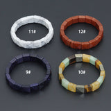 12x12mm Cushion Square Cut Stretcgy Btacelet, Sku#U2467