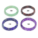 12x12mm Cushion Square Cut Stretcgy Btacelet, Sku#U2467