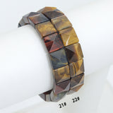 12x12mm Cushion Square Cut Stretcgy Btacelet, Sku#U2467