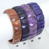 11x15mm Cushion Rectangle Cut Stretchy Bracelet, Sku#U2468