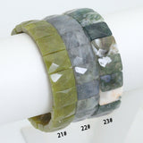 11x15mm Cushion Rectangle Cut Stretchy Bracelet, Sku#U2468