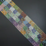 4mm Smooth Cube Mixed Stone Beads, Sku#U2469