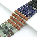 4mm Smooth Cube Mixed Stone Beads, Sku#U2469
