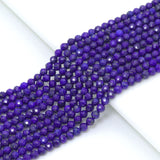 2mm/3mm High Quality Lapis Round Faceted Beads, Sku#U2482