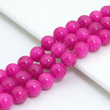 Jade Smooth Round Beads, Sku#U2485