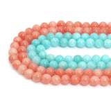 Jade Smooth Round Beads, Sku#U2485
