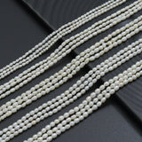 Quality Freshwater Pearl Rice Shape Beads,Sku#U2488