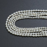 Quality Freshwater Pearl Rice Shape Beads,Sku#U2488