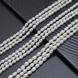 Quality Freshwater Pearl Rice Shape Beads, Sku#U2489