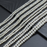 Quality Rondelle Freshwater Pearl Beads, Sku#U2491