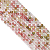 Strawberry Quartz Round Smooth Beads, Sku#U2493