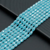 4x6mm Faceted Barrel Shape CZ Beads, Sku#U2494
