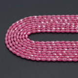 4x6mm Faceted Barrel Shape CZ Beads, Sku#U2494