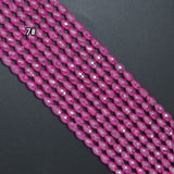 4x6mm Faceted Barrel Shape CZ Beads, Sku#U2494