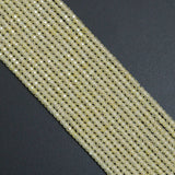 2x3mm Faceted Rondelle CZ Beads, Sku#U2500