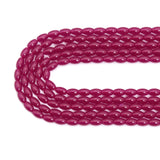3x5mm/4x6mm Smooth Rice Shape Red Corundum Beads, Sku#U2505