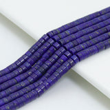 2x4mm Genuine Quality Lapis Smooth Rondelle Beads, Sku#U2507