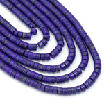 2x4mm Genuine Quality Lapis Smooth Rondelle Beads, Sku#U2507