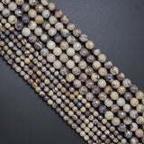 Mystic Zebra Jsaper Round Faceted Beads, Sku#U2509
