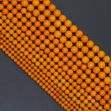 Yellow/Green/Red Jade Round Smooth Beads, Sku#U2511